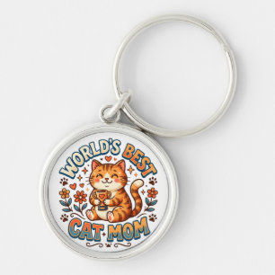 Chaveiro Melhor Mãe de Gato do Mundo 