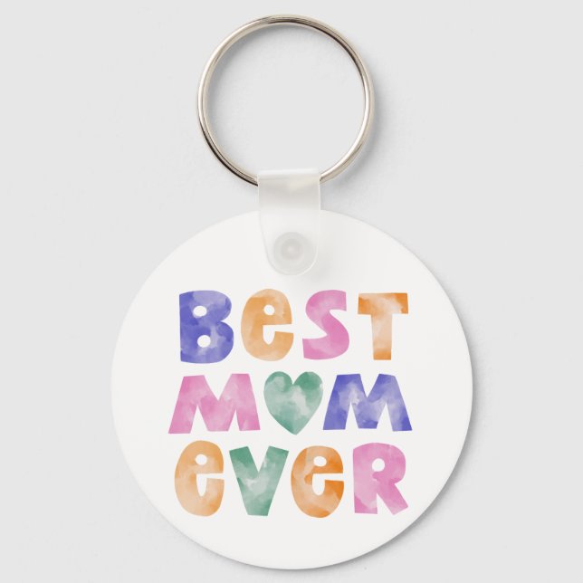 Chaveiro Melhor Mãe do Mundo (Frente)