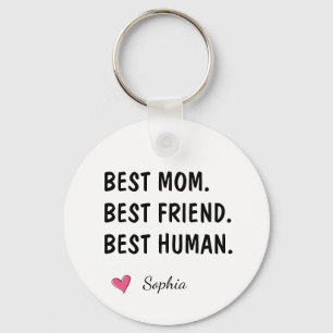 Chaveiro Melhor Mãe Melhor Amiga Melhor Humano Personalizad