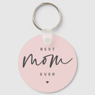 Chaveiro Melhor Mãe Minimalista Típica de Script Tão ele