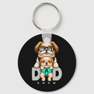 Chaveiro Melhor Pai Cachorro Presente Divertido do Dia dos 