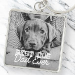 Chaveiro Melhor Pai De Cachorro Alguma Vez Personalizado Fo<br><div class="desc">Este design simples e clássico é composto por tipografia serif e adiciona uma foto personalizada</div>