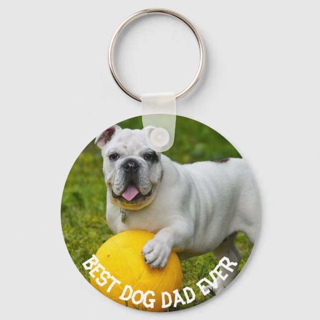 Chaveiro Melhor pai de cachorro de todos os tempos, chaveir (Frente)