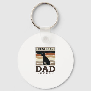 Chaveiro Melhor Pai de Cachorro de Todos os Tempos Design d