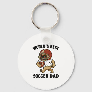 Chaveiro Melhor Pai de Futebol do Mundo - Jogador Pug