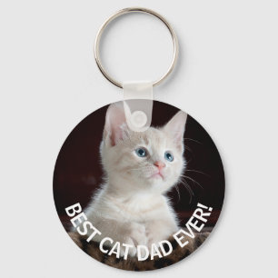 Chaveiro Melhor Pai De Gato Personalizado De Sempre,