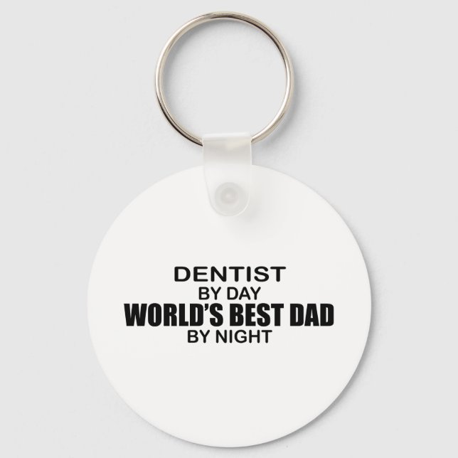 Chaveiro Melhor Pai do Mundo - Dentista (Frente)