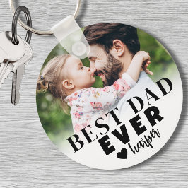 Chaveiro Melhor Pai Foto Personalizada