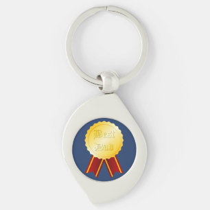 Chaveiro Melhor Pai Medalha Ribbon Dia dos Pais