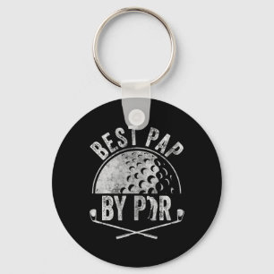 Chaveiro Melhor Papá Pelo Par Camisa Amante de Golfe Presen