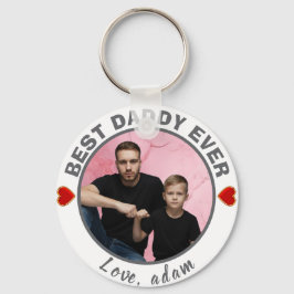 Chaveiro Melhor Papai de todos os Tempos Foto Personalizada