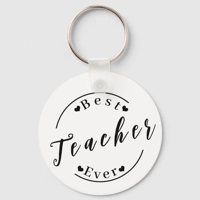 Chaveiro Melhor professor de todos os tempos (Frente)