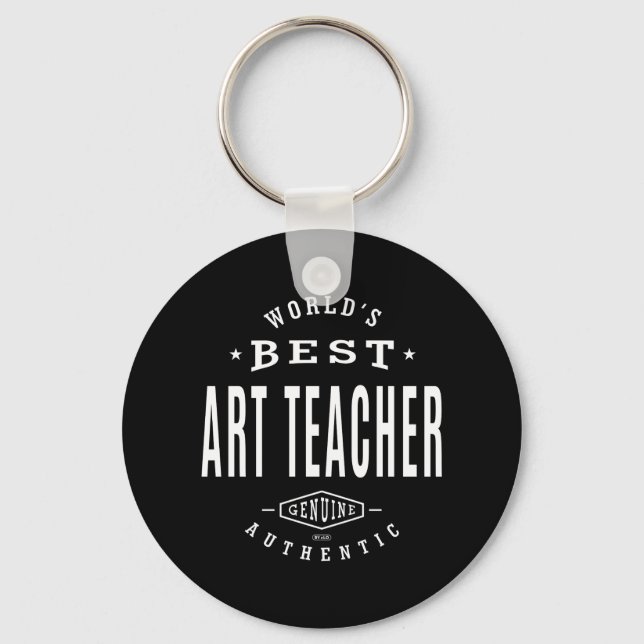 Chaveiro Melhor Professora de Arte do Mundo (Frente)