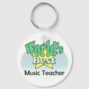 Chaveiro Melhor Professora de Música do Mundo