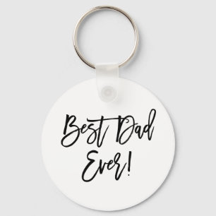 Chaveiro Melhor Script de Pincel de Pai Nunca Moderno