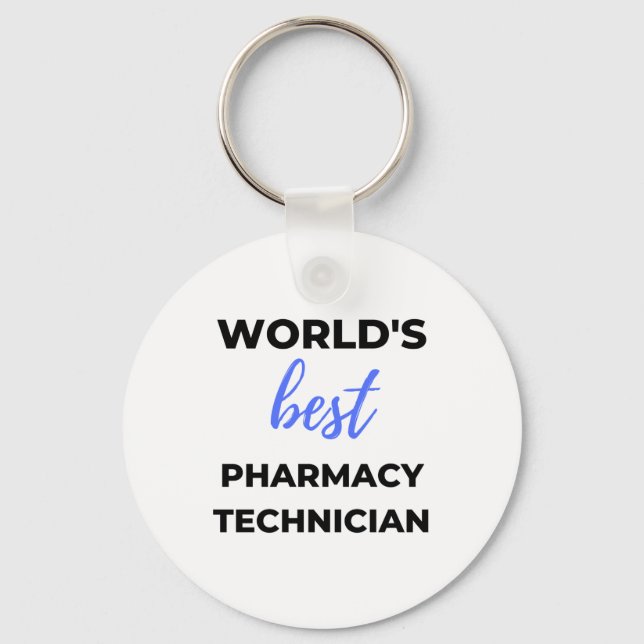Chaveiro Melhor Técnico de Farmácia do Mundo 2 (Frente)