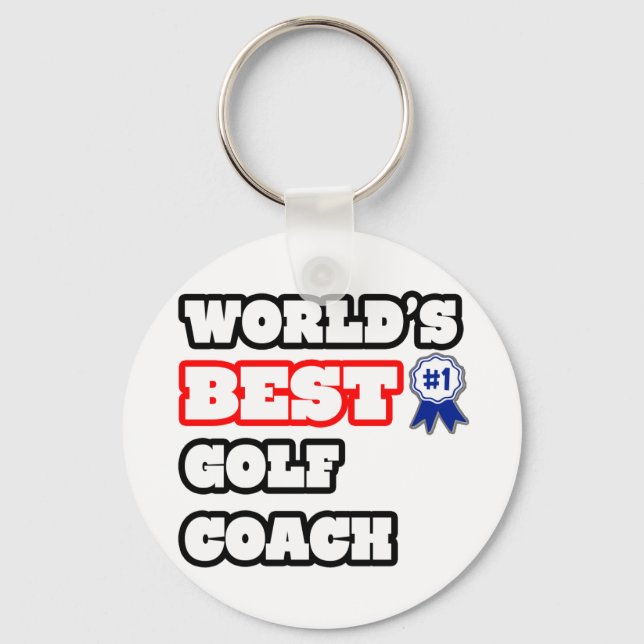 Chaveiro Melhor Treinador de Golfe do Mundo (Frente)
