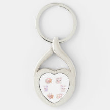 Chaveiro Melhores Amigas Sweet Kawaii - 