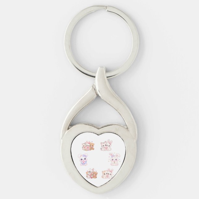 Chaveiro Melhores Amigas Sweet Kawaii -  (Frente)