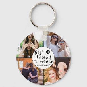 Chaveiro Melhores Amigos para sempre - Colagem Personalizad