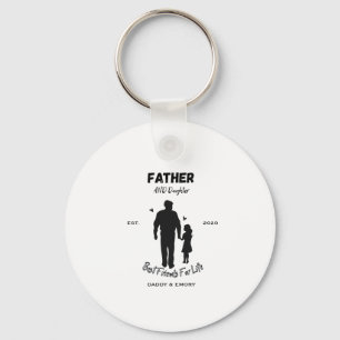 Chaveiro Melhores Amigos Personalizados Pai e Filha Para 