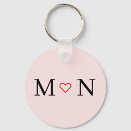 Chaveiro Melhores Casais rosa e preto