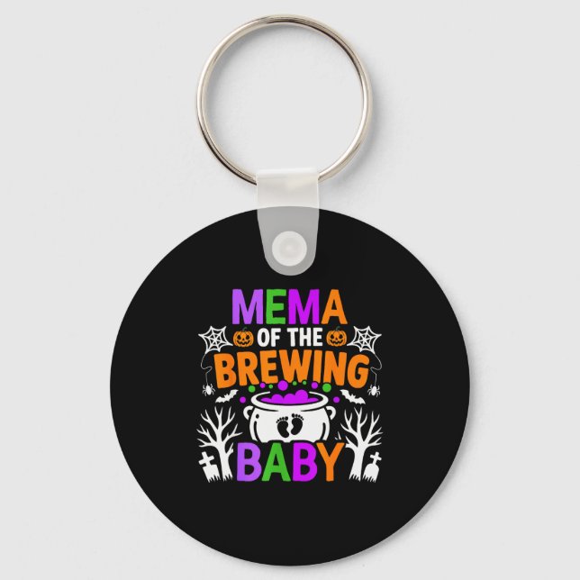 Chaveiro Mema Of The Brewing Baby Halloween Costume  (Frente)