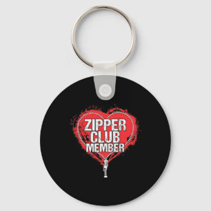 Chaveiro Membro do Clube Zipper Engraçado Humor Funny