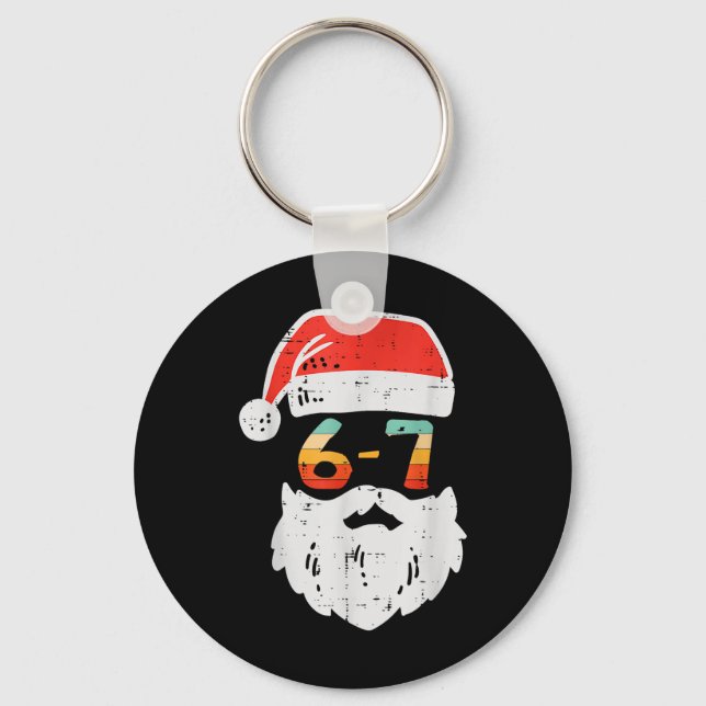 Chaveiro Meme 67 Papai Noel Xmas Seis Sete Natal Adolescent (Frente)