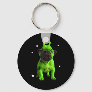 Chaveiro Meme de Cachorro Alienígena Espaço Vintage Bble Re