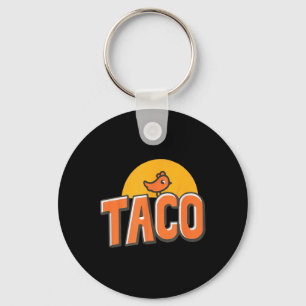 Chaveiro Meme de Frango Engraçado Taco da Moda Trump Sempre