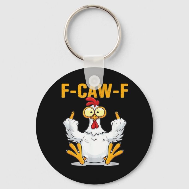 Chaveiro Meme do Galo de Citação Clássico (Frente)