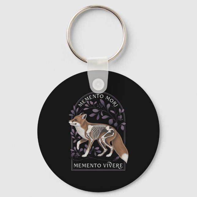 Chaveiro Memento Mori Memento Vivere - Filosofia &amp; Lat (Frente)