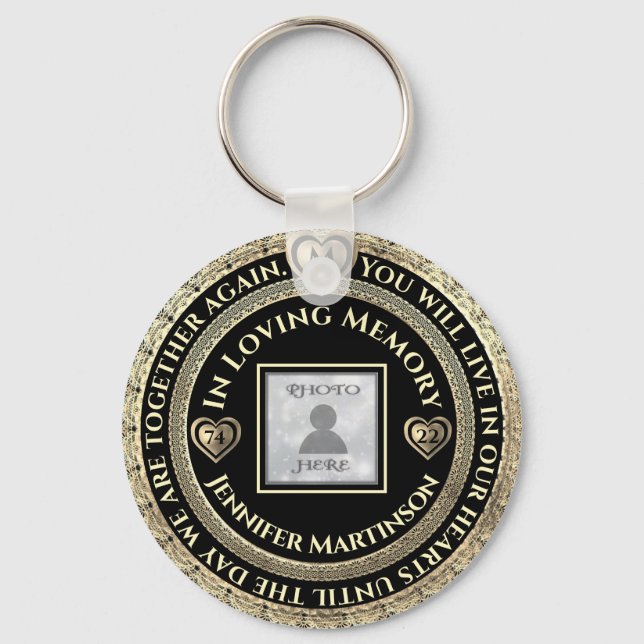 Chaveiro Memória de Amar Memorial Fotográfica (Frente)