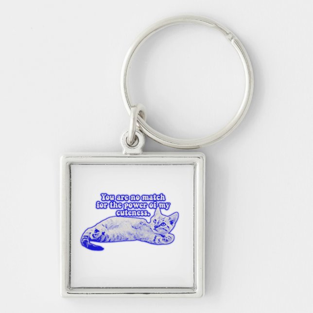 Chaveiro Memória de gato grumpy engraçada para gatinhos e a (Frente)