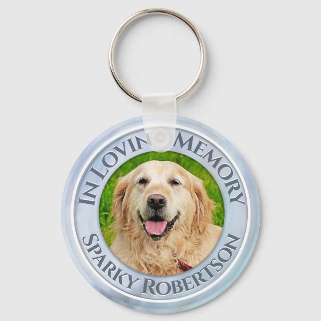 Chaveiro Memória Personalizada de Cachorro / Pet (Frente)