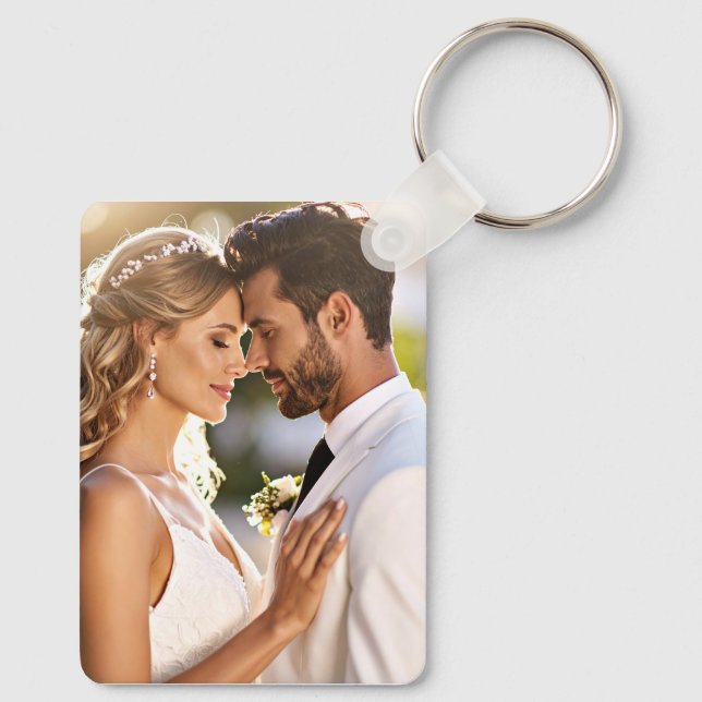 Chaveiro Memória personalizada de casal de casamento (Verso)