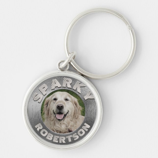 Chaveiro Memorial do Cachorro Personalizado (Frente)