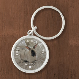 Chaveiro Memorial do House Rabbit | Nome e Fotografia