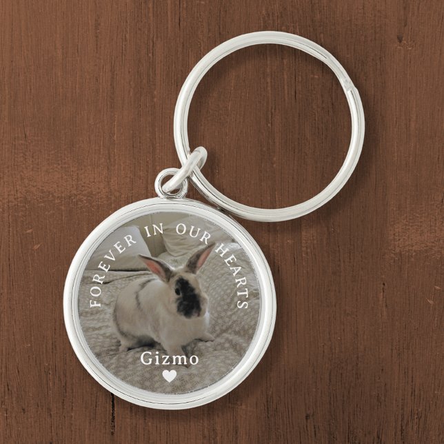 Chaveiro Memorial do House Rabbit | Nome e Fotografia (Criador carregado)