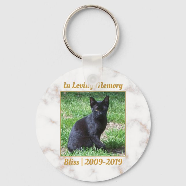 Chaveiro Memorial do Marble Branco e Dourado (Frente)