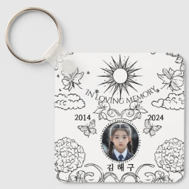 Chaveiro Memorial, em memória amorosa,