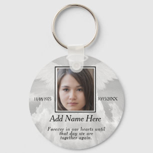 Chaveiro Memorial Fotográfico com Nuvens de Prata