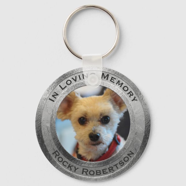 Chaveiro Memorial Personalizado de Cães (Frente)