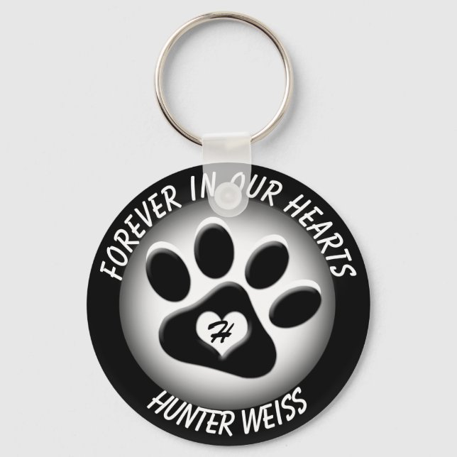 Chaveiro Memorial Pet Personalizado (Frente)