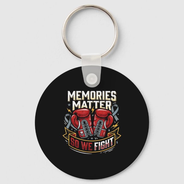 Chaveiro Memórias para que lutemos boxe conscientização par (Frente)