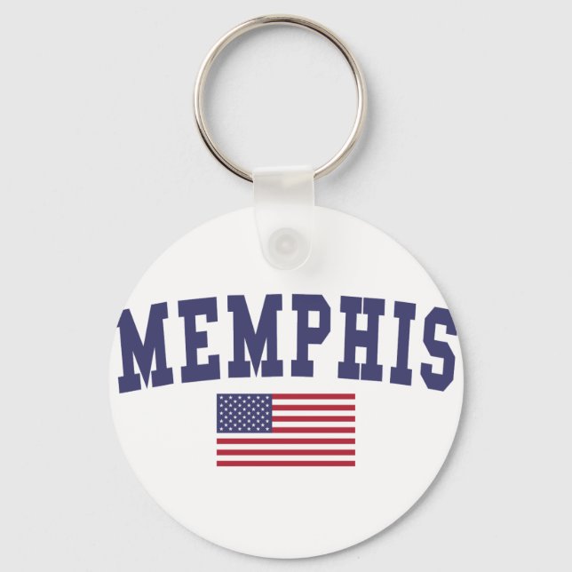 Chaveiro Memphis US Flag (Frente)