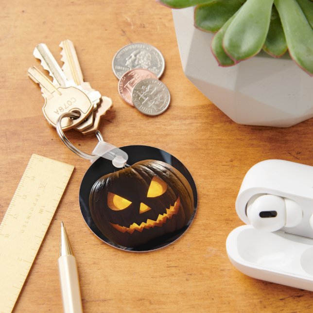 Chaveiro Menacing Halloween Pumpkin, (Mesa)