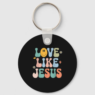 Chaveiro Menina Ama Como Jesus Cristo Cristão Bonito Groovy