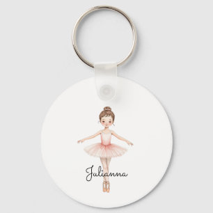 Chaveiro Menina Bailarina Personalizada